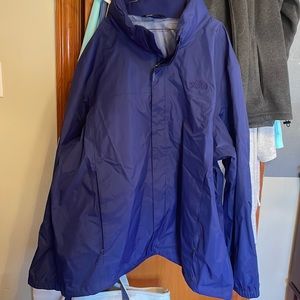 North face rain coat